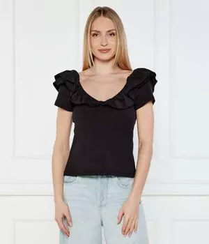 Блуза Regular fit Liu Jo, черный