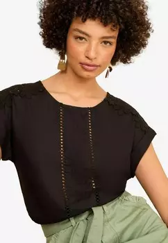 Блуза REGULAR FIT Love & Roses, черный