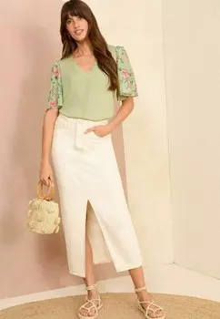 Блуза REGULAR FIT Love & Roses, зеленый