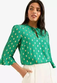 Блуза REGULAR FIT Love & Roses, зеленый
