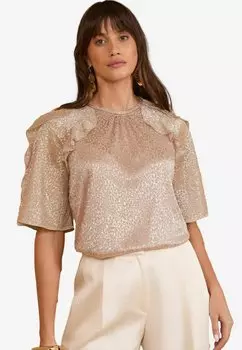 Блуза REGULAR FIT Love & Roses, золотой