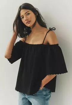 Блуза REGULAR FIT Next, черный