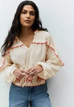 Блуза REGULAR FIT Next, слоновая кость
