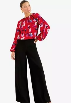 Блуза REGULAR FIT - PINTUCK CREW NECK LONG SLEEVE Love & Roses, черный