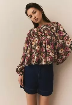 Блуза REGULAR FIT - SQUARE NECK Next, коричневый