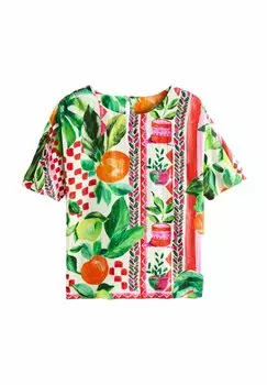 Блуза REGULAR FIT - TEXTURED BOXY Next, красный