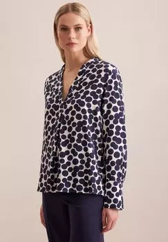 Блуза REGULAR Seidensticker, синий