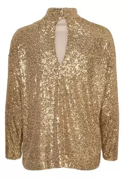 Блуза REYANA Saint Tropez, золотого цвета