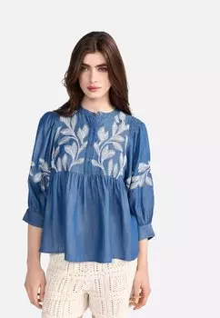 Блуза Rich & Royal, цвет Denim Blue