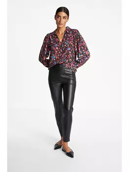 Блуза Rich & Royal, цвет schwarz/pink