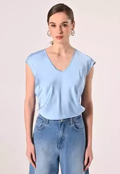 Блуза Rinascimento, светло-голубой