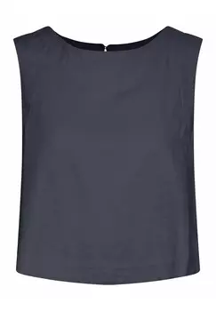 Блуза RMEL Pieces, сине-серый