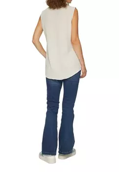 Блуза RMELLOSE MIT AUSSCHNITT QS, бежевый