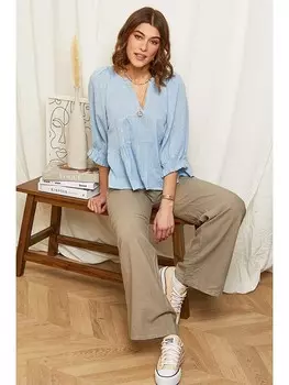 Блуза Rodier Lin, голубой