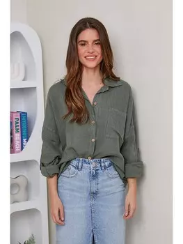 Блуза Rodier Lin, хаки