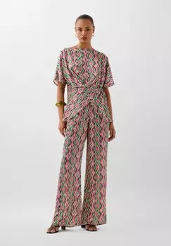 Блуза ROMBO PRINT Scalpers, фиолетовый