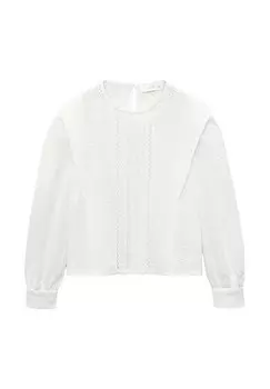 Блуза ROMY Mango Kids, белый