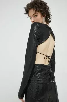 Блуза Rotate, черный