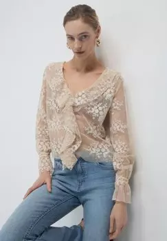 Блуза ROUCHES Calliope, бежевый