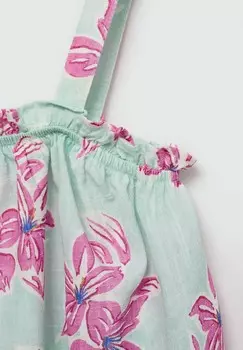 Блуза ROX Mango Kids, бирюзовый