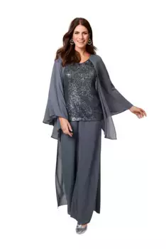 Блуза-рубашка HERMANN LANGE Collection "HERMANN LANGE Collection 0043 Julina", серый