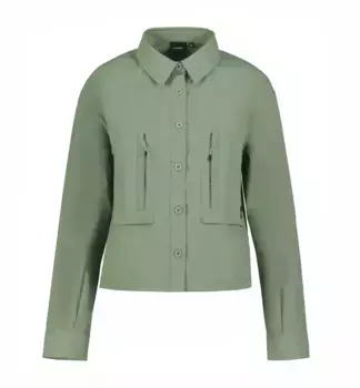 Блуза-рубашка Icepeak "D BLOUSON MOLINE", зеленый