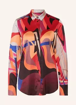 Блуза рубашка lilienfels aus Satin, красный