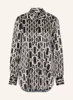 Блуза рубашка MRS & HUGS aus Seide, серо-коричневый