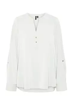 Блуза-рубашка с разрезом, женская VERO MODA, цвет 175598 Snow White