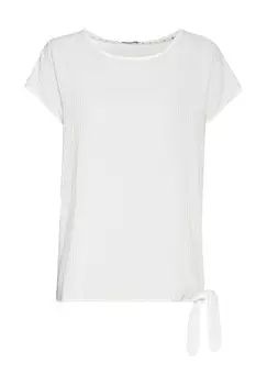 Блуза-рубашка, узел, для женщин CECIL, цвет 13474 Vanilla Whi