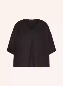 Блуза-рубашка vyni из льна Drykorn, черный