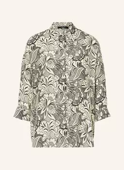 Блуза рубашка WEEKEND MaxMara PEANA aus Seide mit 3/4-Arm, кремовый