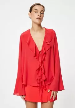 Блуза RUFFLE Koton, красный
