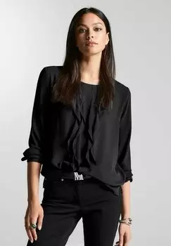 Блуза RUNDHALS MADELEINE, черный