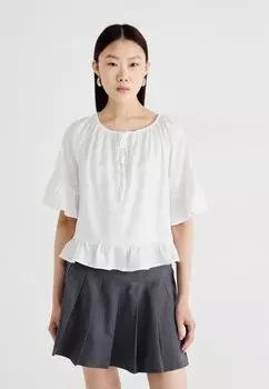 Блуза RYAN CONELLA MSCH Copenhagen, белый