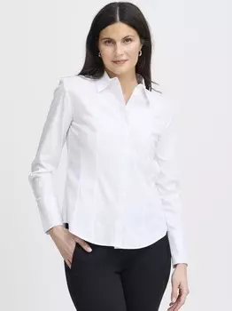 Блуза с длинным рукавом frzashirt ш 10 Fransa, белый