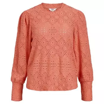 Блуза с длинным рукавом Object Feodora, оранжевый