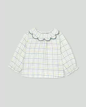 Блуза с длинными рукавами для девочки с принтом Coconut El Corte Ingls, зеленый