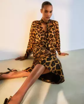 Блуза с длинными рукавами и бантом Woman El Corte Ingls, чёрный