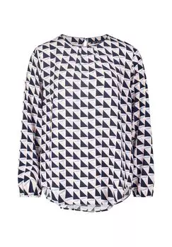 Блуза с длинными рукавами и круглым вырезом BETTY BARCLAY, синий