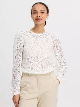 Блуза с длинными рукавами от bxgilace B.Young, белый