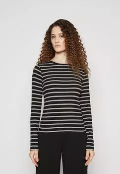 Блуза с длинными рукавами PCFOLLY Pieces, черный