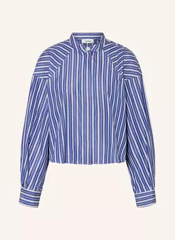 Блуза с драгоценными камнями Sandro, синий