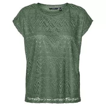Блуза с коротким рукавом Vero Moda Maya Ava, зеленый