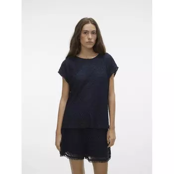 Блуза с коротким рукавом Vero Moda Maya Ava, синий