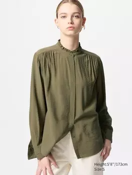 Блуза с оборками Uniqlo, цвет 56