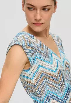 Блуза s.Oliver BLACK LABEL, бирюзовый