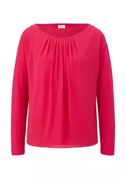 Блуза s.Oliver BLACK LABEL Blouse, тёмно-розовый