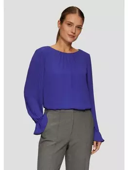 Блуза s.Oliver BLACK LABEL Bluse langarm, синий