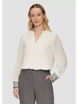 Блуза s.Oliver BLACK LABEL Bluse langarm, кремовый